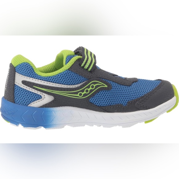 Saucony navy/green boys' sneaker, size 6W (toddler) - Picture 6 of 13